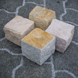 Amarello Quarzit Pflaster 10/10/8 cm