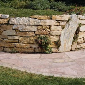 Amarillo Quarzit Trockenmauer 15-20/20-40/40 cm