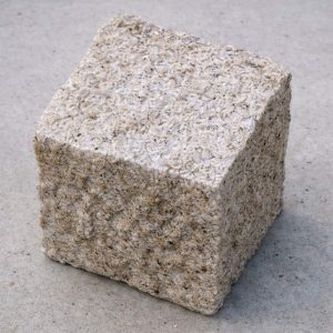 Granit Pflaster Gelb 10/10/8 cm