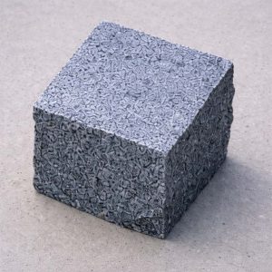 LecceNero Granit Pflaster (geflammt) 9/9/7 cm